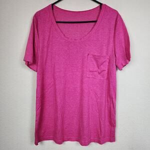 Large Hot Pink Tee Shirt